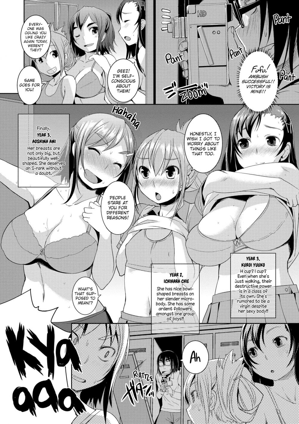Hentai Manga Comic-Peachy-Butt Girls-Chapter 5 - boob shot!-2